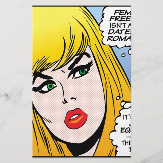 女性の自由 便箋 (正面)