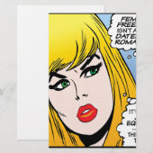 女性の自由 便箋 (正面/裏面)