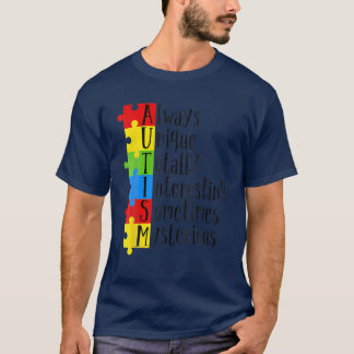 女性の自閉症意識はMoのための自閉症の子供をサポート Tシャツ