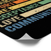 女性の自閉症気に意識支援受入 ポスター (角)