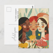 女性の花園 ポストカード (正面/裏面)