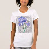 女性の花夢のシャツ Tシャツ (正面)
