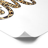 女性の花婿Mr. Leopard Print'結婚 Matchi ポスター (角)