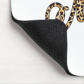 女性の花婿Mr. Leopard Print'結婚 Matchi マウスパッド (コーナー)