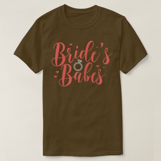 女性の花嫁の仲間たち ブライズメイドの独身最後の女祭り Tシャツ (デザイン正面)