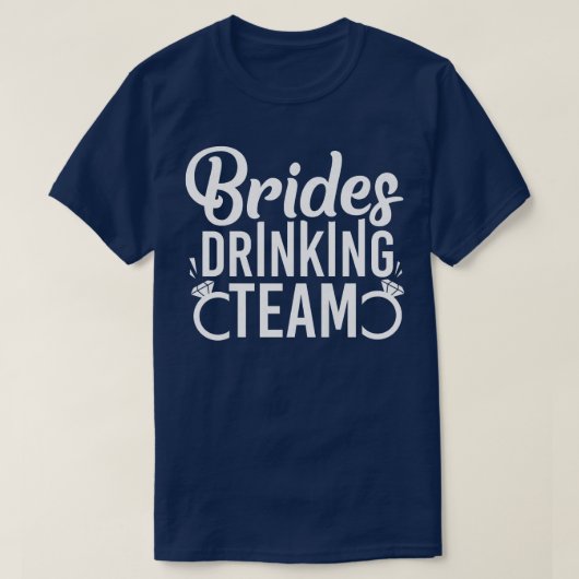 女性の花嫁の飲み会  ブライズ パーティー Tシャツ (デザイン正面)