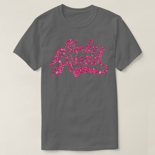 女性の花嫁チーム 花嫁の独身パーティー 花嫁 Tシャツ (デザイン正面)