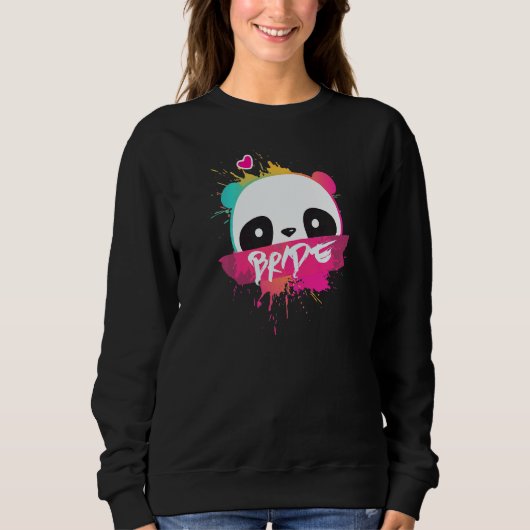 女性の花嫁 女性のバチェロレッテ パーティー スウェットシャツ (正面)
