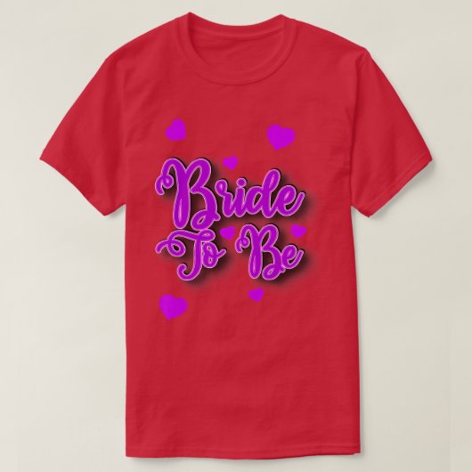 女性の花嫁 Tシャツ (デザイン正面)