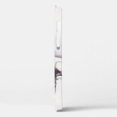 女性の花、ファッション水色背景。 Case-Mate iPhoneケース (裏面 / 左)