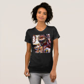 女性の芸術の上を""調べます Tシャツ (正面フル)