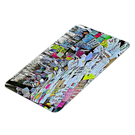 女性の行進の抗議シンボルや象徴マグネット マグネット (左側)