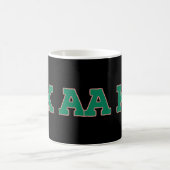 女性の衣装Akaピンクはハート健康Aのために赤く行く コーヒーマグカップ (中央)