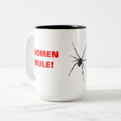 女性の規則! ツートーンマグカップ (正面左)