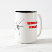 女性の規則! ツートーンマグカップ (正面右)