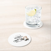 女性の規則 ラウンドペーパーコースター (インサイチュ)