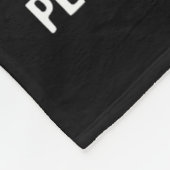 女性の視線が家父長制を軽くする フリースブランケット (角)