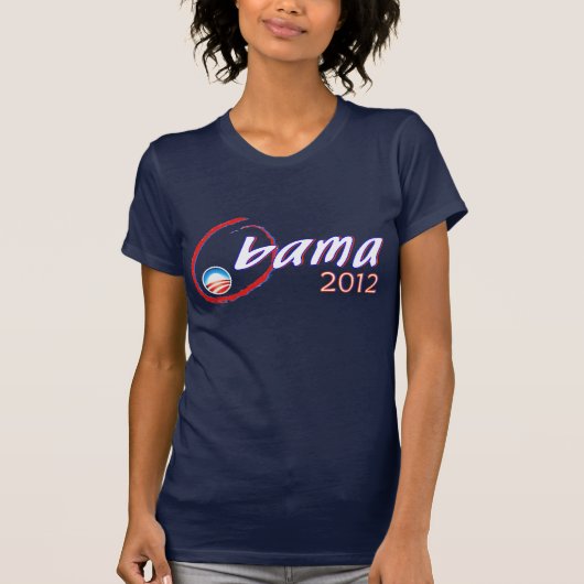 女性の親オバマ Tシャツ (正面)