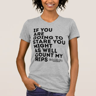 女性の計算私のReps Tシャツ