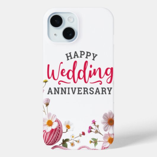 女性の記念日おめでとう Case-Mate iPhoneケース (裏面)