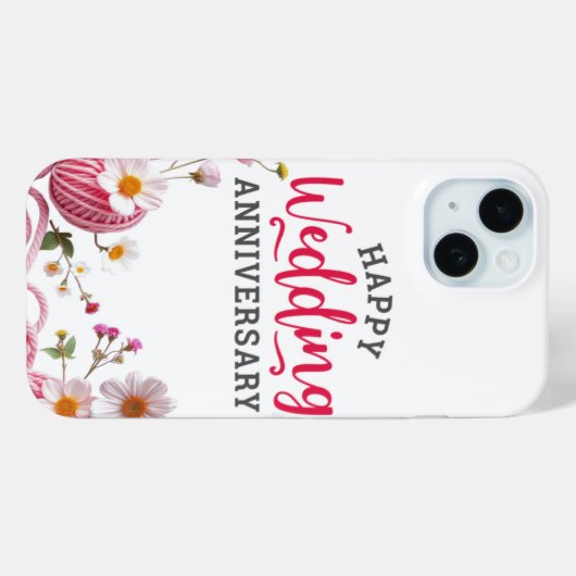 女性の記念日おめでとう  Case-Mate iPhoneケース (裏面 (横))