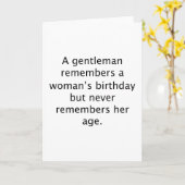 女性の誕生日を覚えて下さい カード (黄色い花)