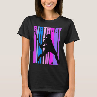 女性の誕生日フィールドホッケー選手スポーツ女子Tシャツ Tシャツ