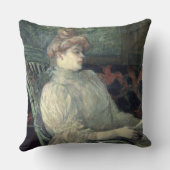 女性の読書 クッション (裏面)