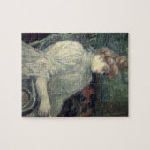 女性の読書 ジグソーパズル (横)