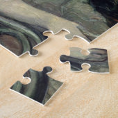 女性の読書 ジグソーパズル (側面)