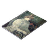 女性の読書 ノートブック (左側)