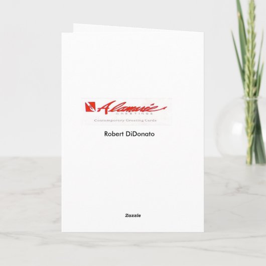 女性の費用の誕生日プレゼント カード (裏面)