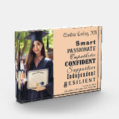 女性の質素晴らし,ナース卒業 フォトブロック (左)