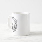 女性の趣味を禁じる神 コーヒーマグカップ (正面左)