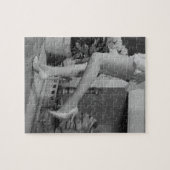 女性の踊り ジグソーパズル (横)