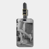 女性の踊り ラゲッジタグ (正面縦)