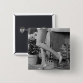 女性の踊り 缶バッジ (正面&裏面)