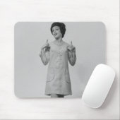 女性の身振りで示すこと マウスパッド (マウス)