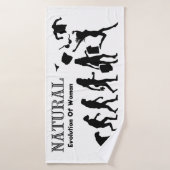 女性の進化 バスタオル (バスタオル)