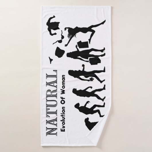 女性の進化 バスタオル (バスタオル)