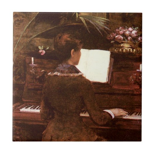 女性の遊ピアノギフトボックス タイル (正面)