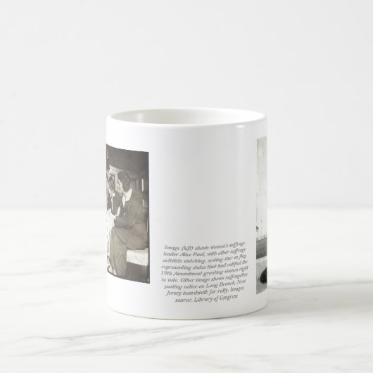 女性の選挙権のマグ コーヒーマグカップ (中央)