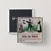 女性の選挙権ポスター 缶バッジ (正面&裏面)