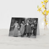 女性の選挙権Handouts 1913年 カード (黄色い花)