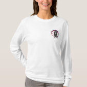 女性の長い袖 Tシャツ (正面)