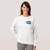 女性の長袖の重量-モンブラン月曜日CHOIX Tシャツ (正面フル)