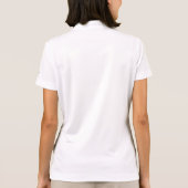 女性の長袖ワークシャツカスタムイベントロゴ Tシャツ (裏面)