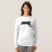 女性の長袖: 多くの最高のロゴ Tシャツ (正面フル)