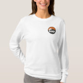 女性の長袖 Tシャツ (正面)