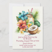 女性の集まり 招待状 (正面)